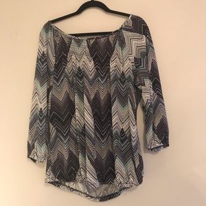 Loose fitting blouse